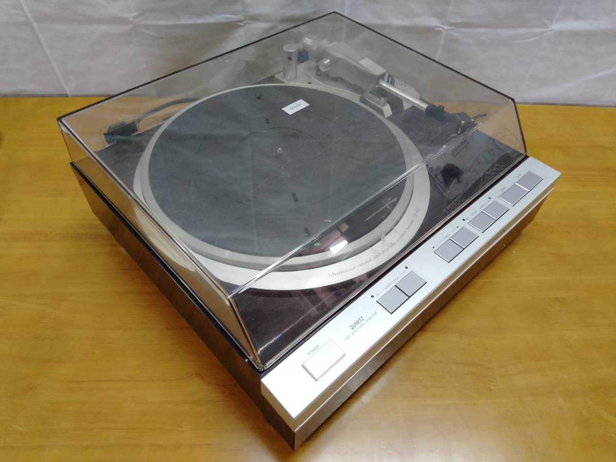 DENON(デノン)『クオーツD.Dフルオートプレーヤー(DP-47F)』 ジャンク品 ターンテーブル レコードプレーヤー_画像2