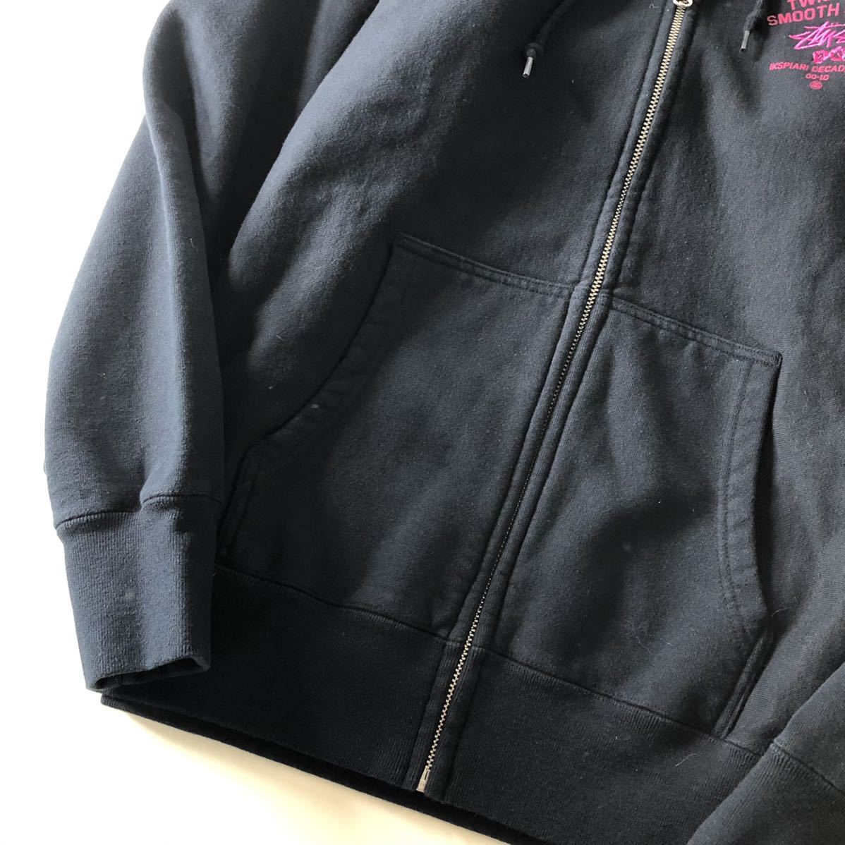 Fa21《限定》STUSSY ステューシー イクスピアリチャプト 10周年記念 ツイストガール スウェットパーカー ジップパーカー L メンズ 紳士服_画像5