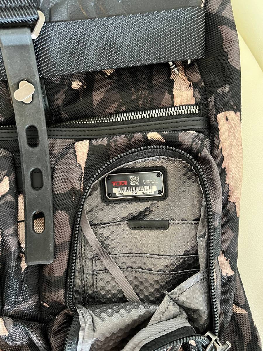 【送料込/美品】 TUMI ALPHA BRAVO「ロンドン」ロール・トップ・バックパック 0232388GHLP