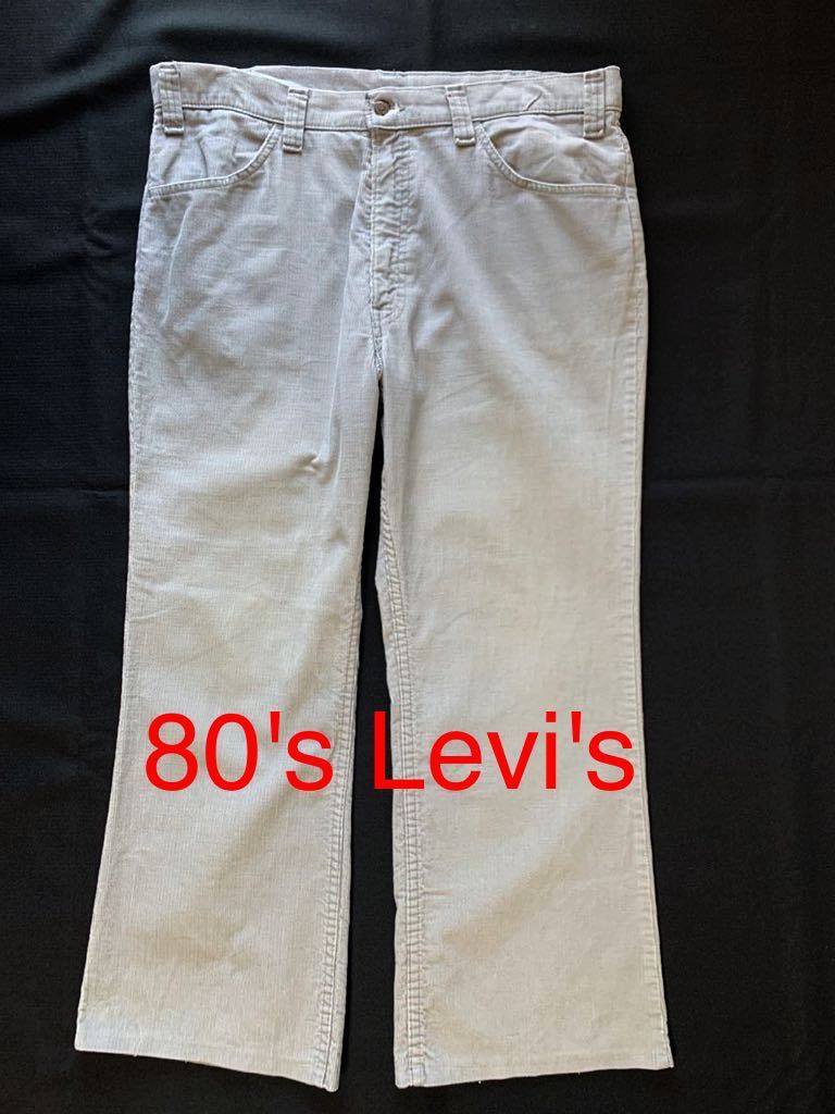80's Levi's コーデュロイパンツ 547 1553 白タブ 42TALON 80's Levi's コーデュロイパンツ 547 1553 白タブ 42TALON