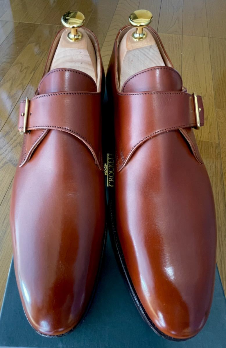 未使用 クロケット&ジョーンズ Crockett&Jones MALVERN 7.5E TODD