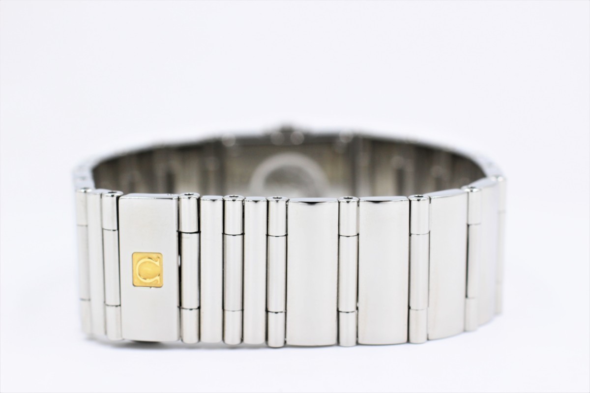 【オメガ】 腕時計 コンステレーション クアドラ 1528.76 SS ダイヤベゼル シェル 4Pダイヤ レディース クォーツ 中古品の画像4