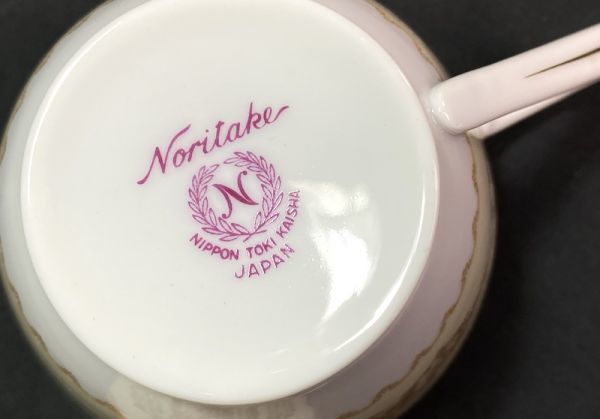 【G735】1円スタート Noritake/ノリタケ カップ＆ソーサー 12客セット 洋食器 ティーカップ ブランド食器_画像10