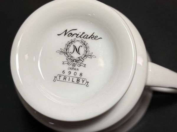 【G735】1円スタート Noritake/ノリタケ カップ＆ソーサー 12客セット 洋食器 ティーカップ ブランド食器_画像5