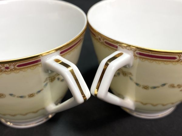 【G735】1円スタート Noritake/ノリタケ カップ＆ソーサー 12客セット 洋食器 ティーカップ ブランド食器_画像9