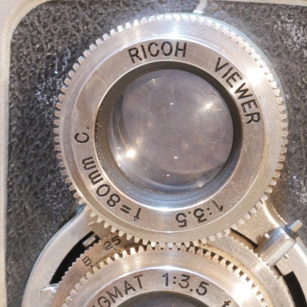【ジャンク】リコー RICOHFLEX MODEL Ⅵ 二眼 1:3.5 f=80mm_画像8