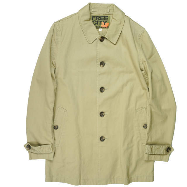 FREECITY フリーシティ 日本製 CHINO SHOP COAT チノショップコート 700038-994 1 ベージュ ステンカラーコート アウター g4191