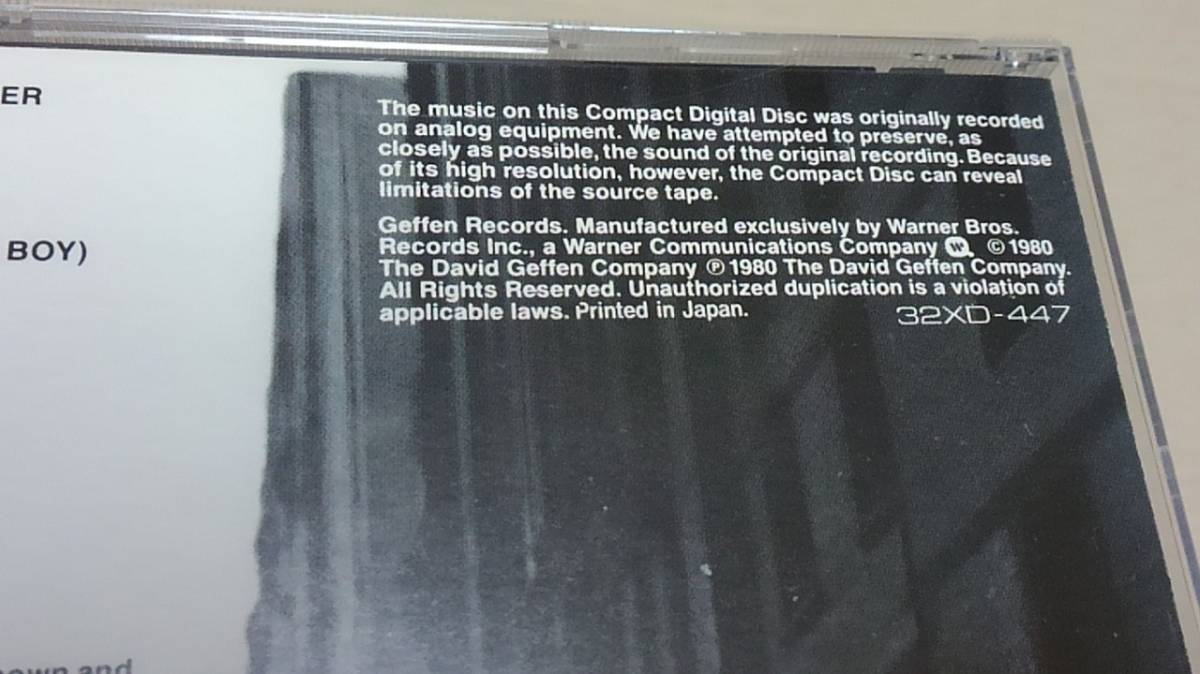 ジョン・レノン/ヨーコ・オノ/ダブル・ファンタジー【未開封・初版CD
