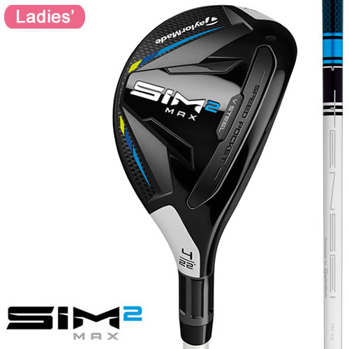 新品 女性用 テーラーメイド SIM2 MAX レスキュー UT シム2 マックス