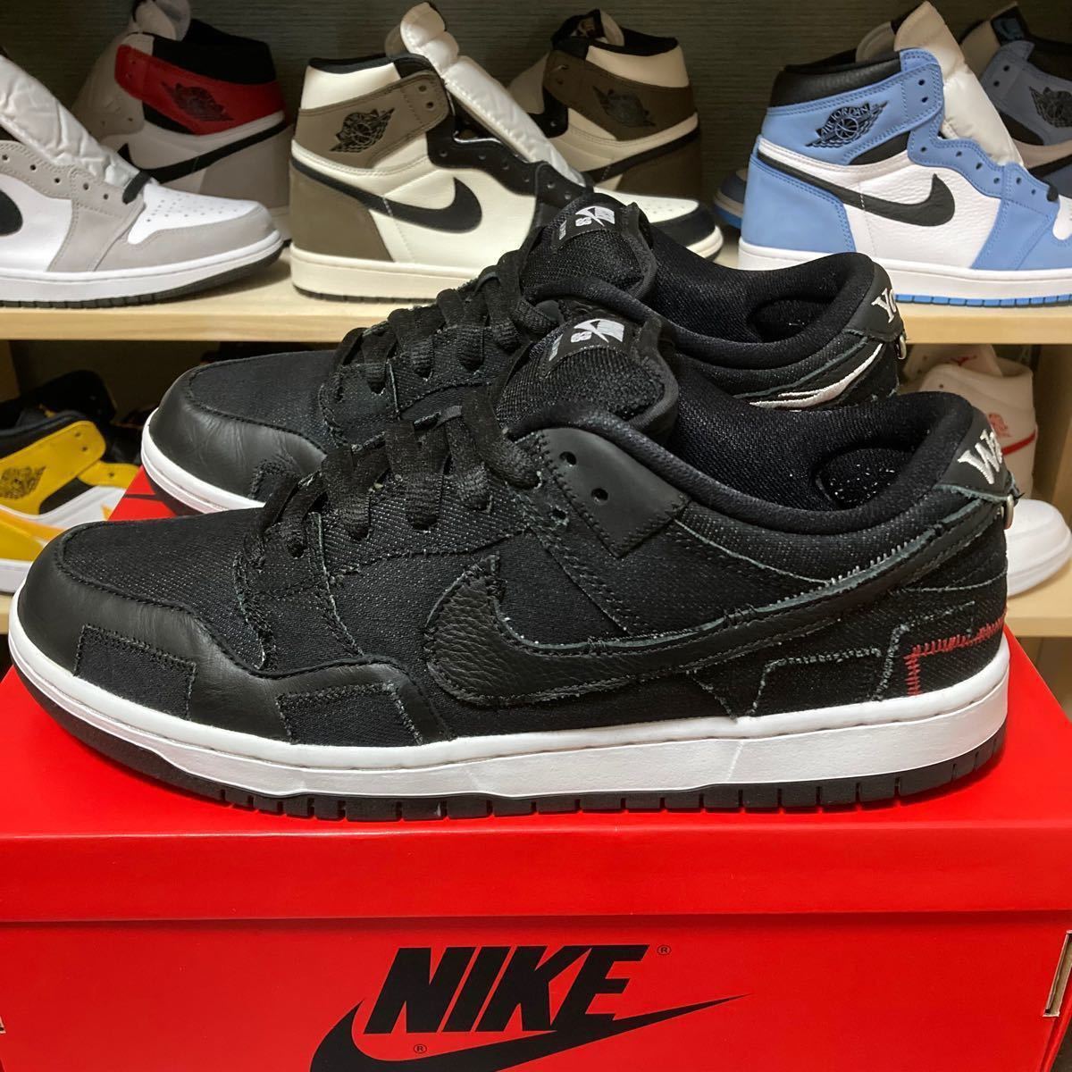 NIKE SB DUNK LOW PRO QS ウェイステッド ユース コラボ ナイキ ダンクロー プロ 27.5cm ブラック