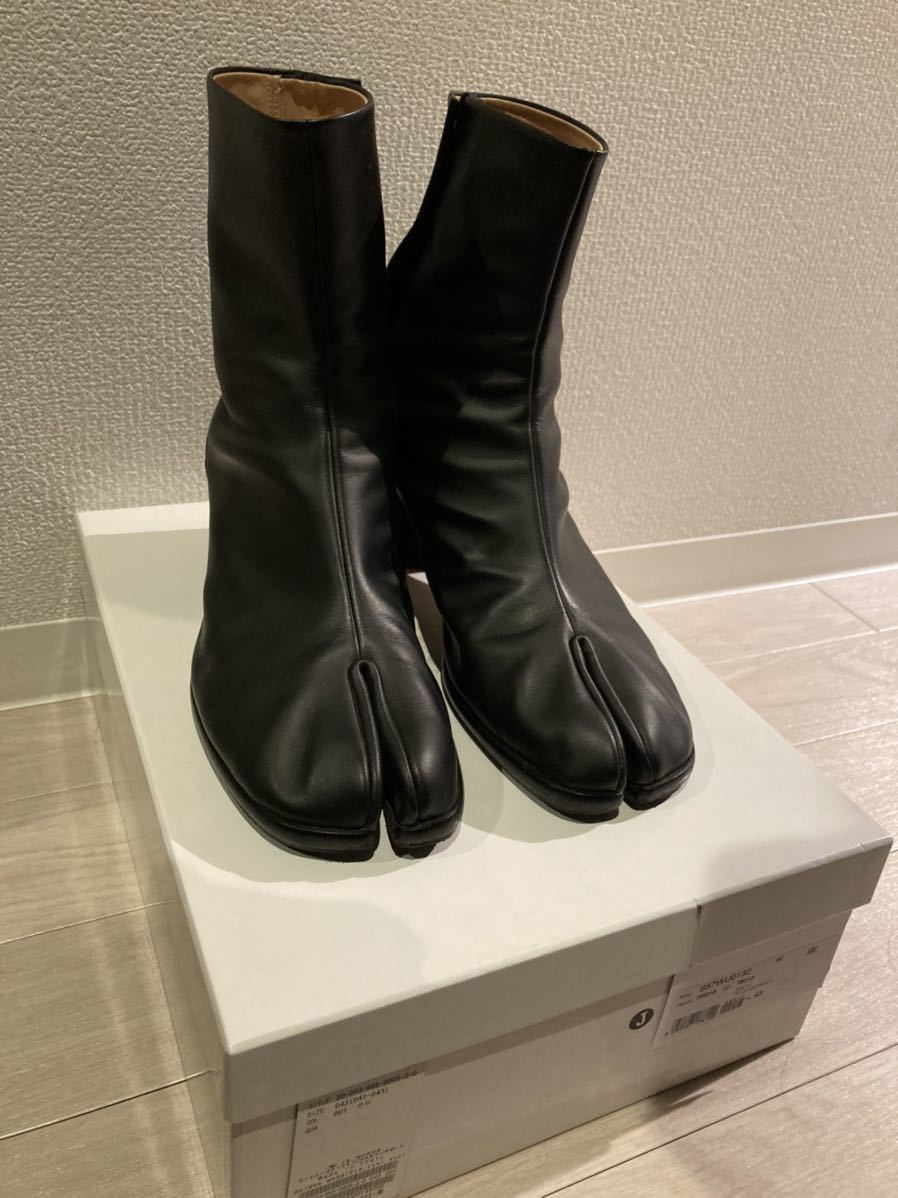 41％割引ブラック系,27.5cm格安販売の Maison Margiela 21AW Tabi Leather Boots ブーツ  靴ブラック系27.5cm-ACTIEWIJNEN.COM