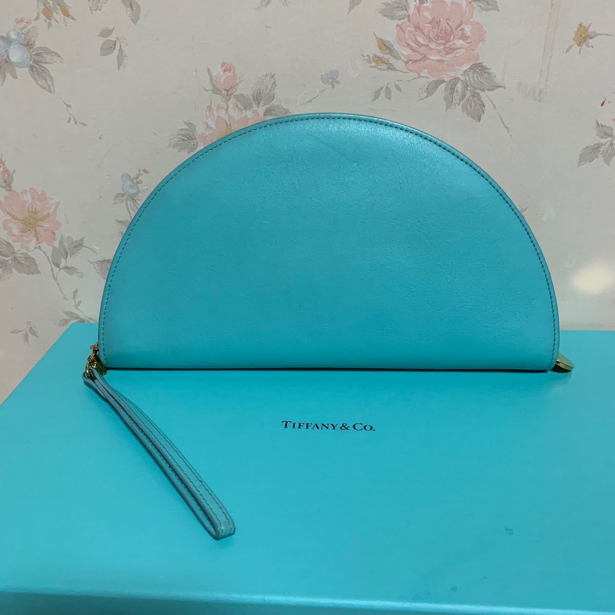 国内正規品 ティファニー ハーフムーンウォレット お財布 希少