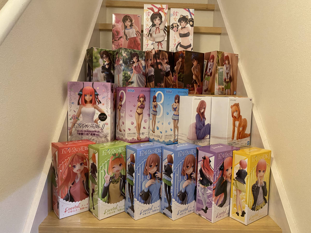 新品未開封 大量19体まとめ フィギュア セット 五等分の花嫁 彼女お