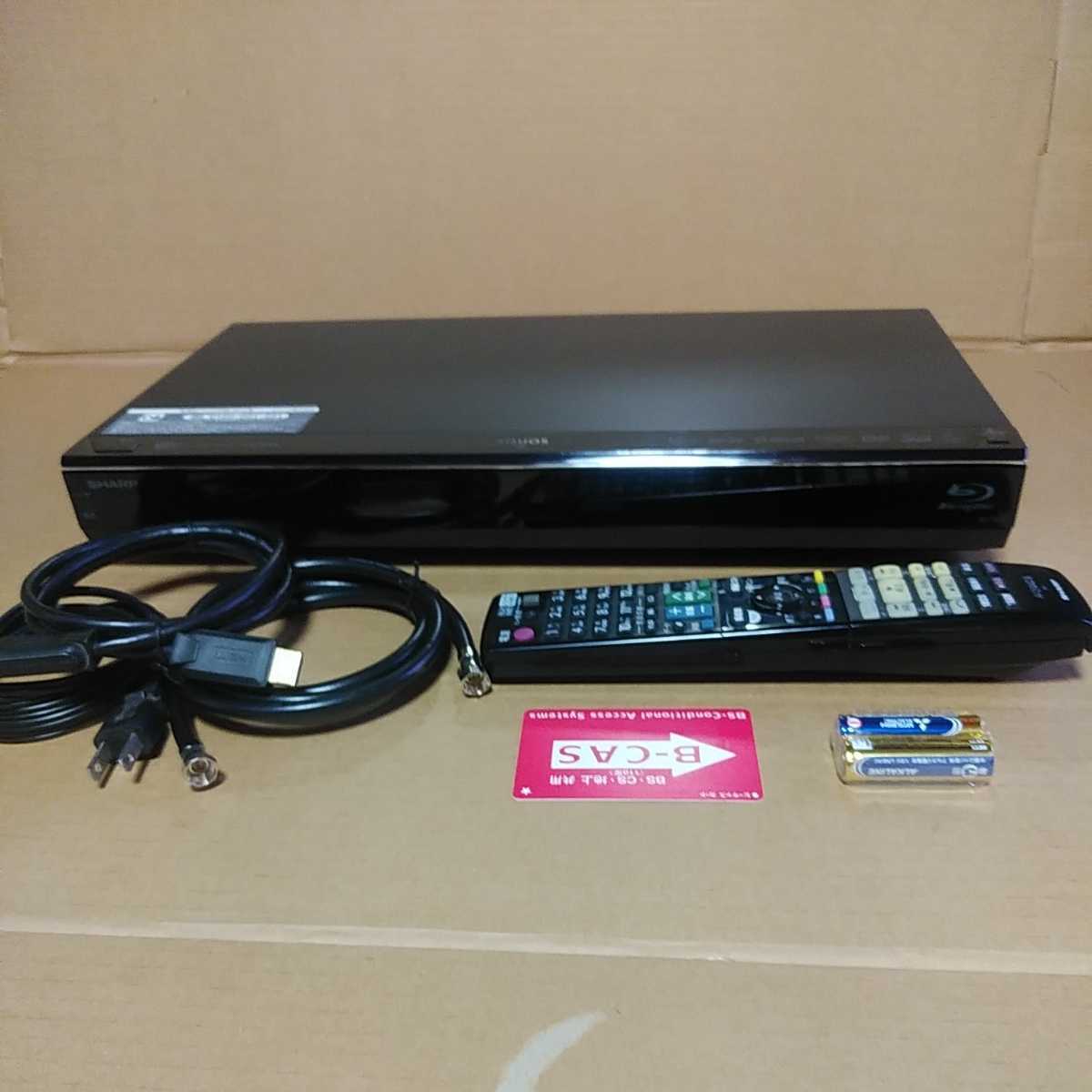 シャープAQUOS BLU-RAYディスクレコーダー BD-T510 3チューナー 動作
