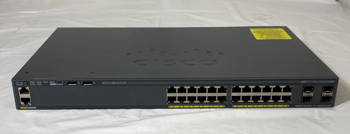 Cisco Catalyst2960X Series WS-C2960X-24TS-L ※スタック付き ルーター