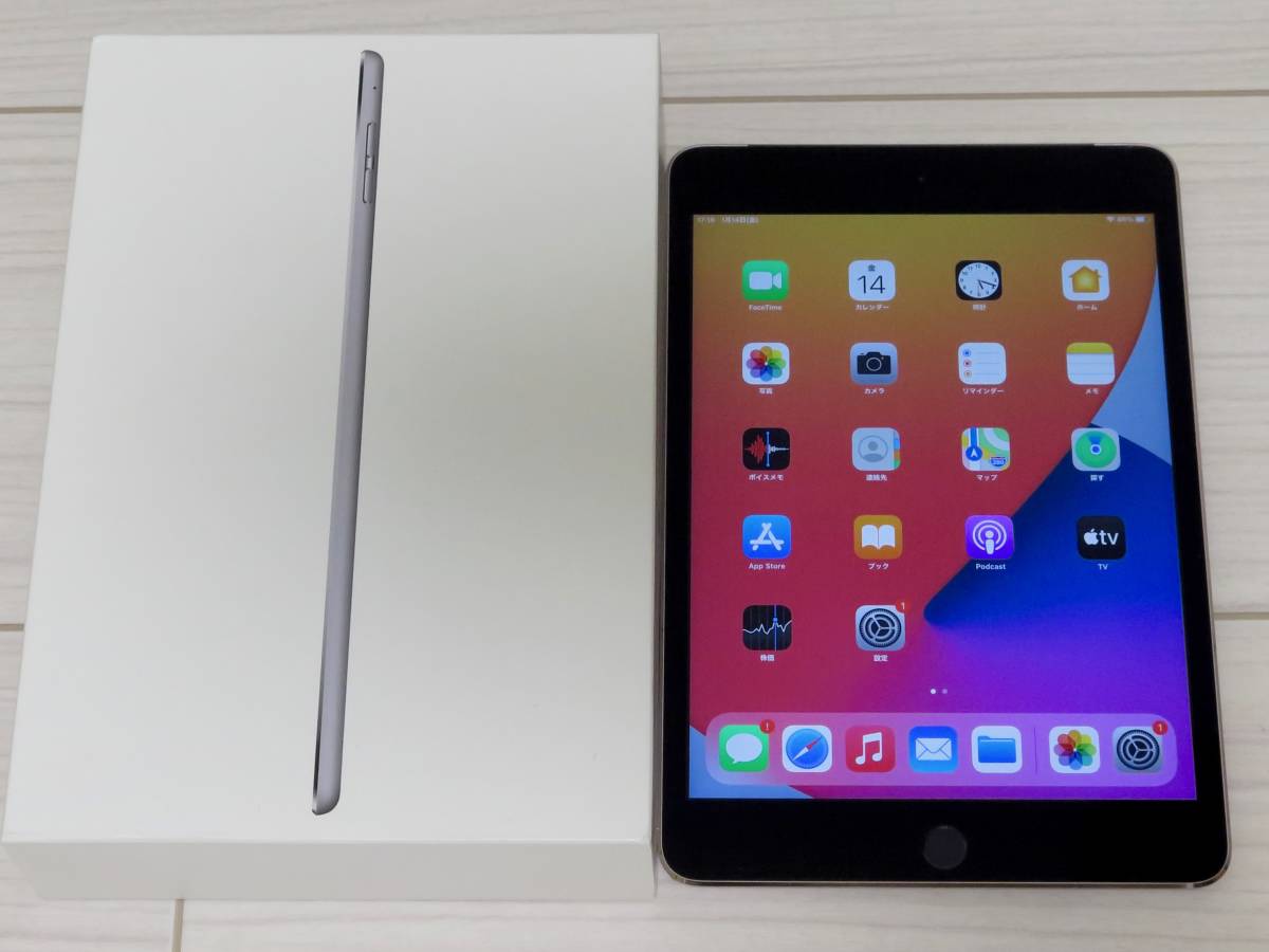 Apple iPad mini 4 (Wi-Fi+Cellular) 128GB MK762J/A SIMフリー