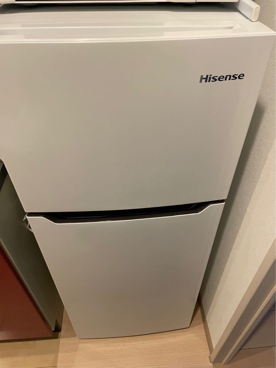 【美品】冷凍冷蔵庫 2ドア Hisense HR-B12C 最短発送3/14