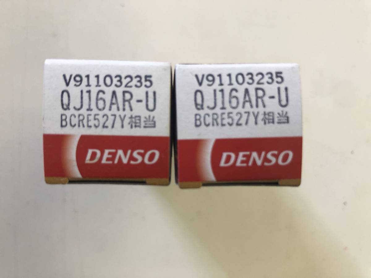 【処分品】DENSO デンソー スパークプラグ QJ16AR-U V9110-3235 2本 （BCRE527Y相当）_画像1