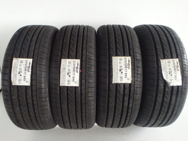 ヨコハマ BluEarth RV-02 215/55R17 94V 新品処分 4本セット 夏 サマー