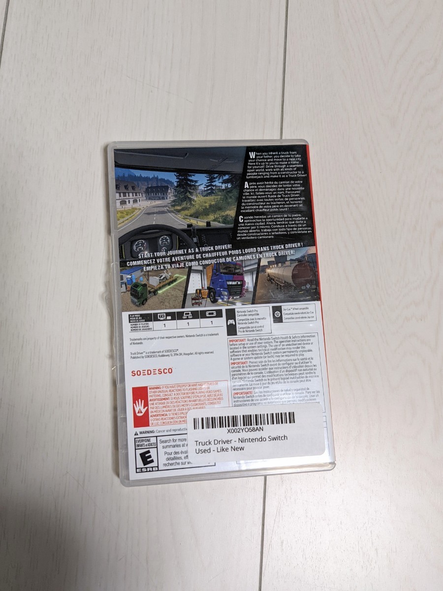 Truck Driver Nintendo Switch (輸入版）ニンテンドースイッチ 任天堂 Nintendo