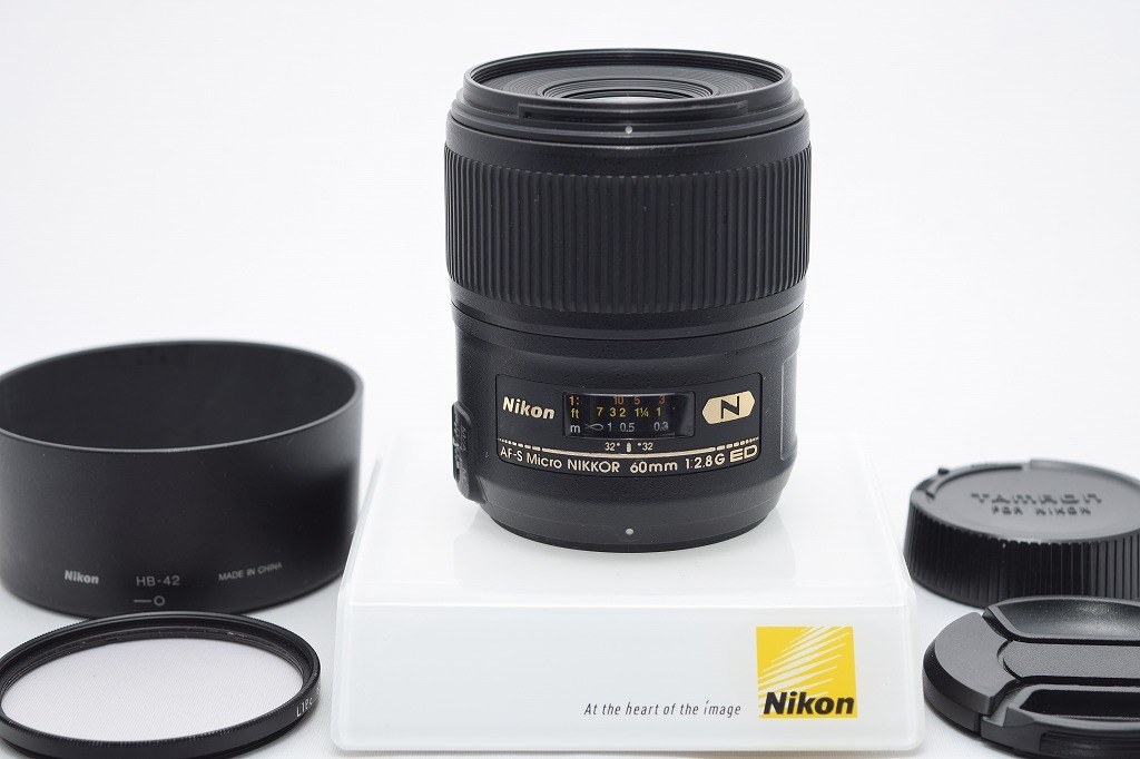 ☆Nikon ニコン AF-S Micro NIKKOR 60mm F2.8G ED☆レンズフード付 www