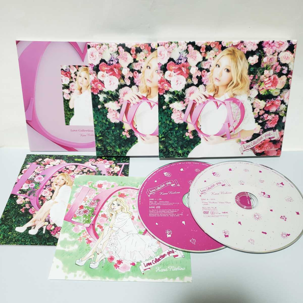 即決価格 西野カナ Love collection~pink~ 初回限定盤 DVD付き CD 最低価格の 店内全品対象 中古 アナザージャケット付き