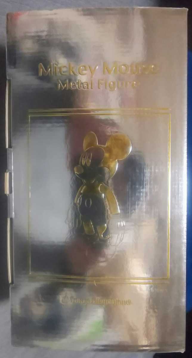 DISNEY ミッキー マウス ゴールド シルバー メタル フィギュア 可動 限定品 ディズニー Tokyo Disneyland Mickey Mouse Metal Figure 希少_画像5