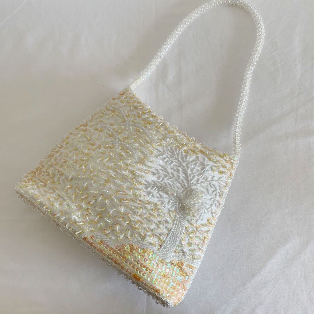 Aランク 美品 ビーズバック 白 - 通販 - ipops.pe