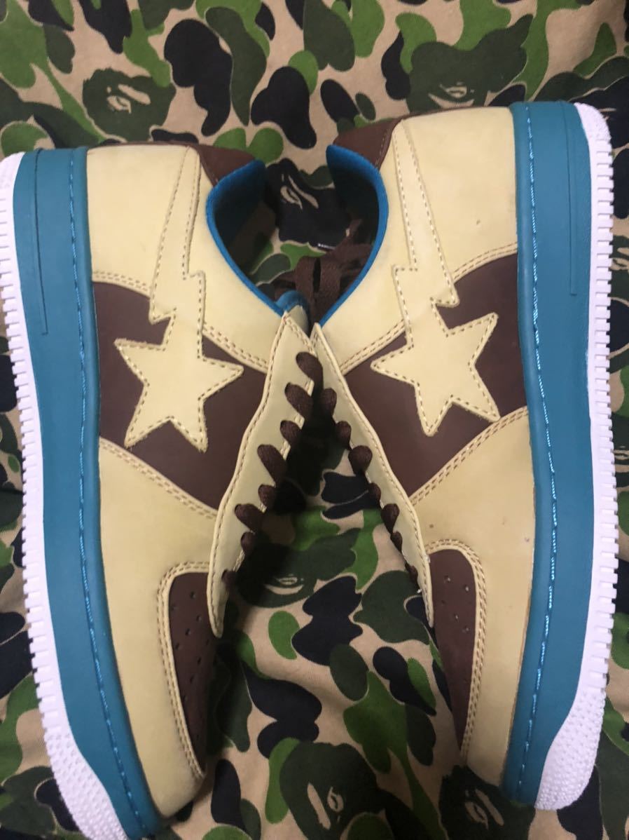 A BATHING APE BAPESTA SIZE 9 BROWNE スニーカー　NEW DEADSTOCK_画像6