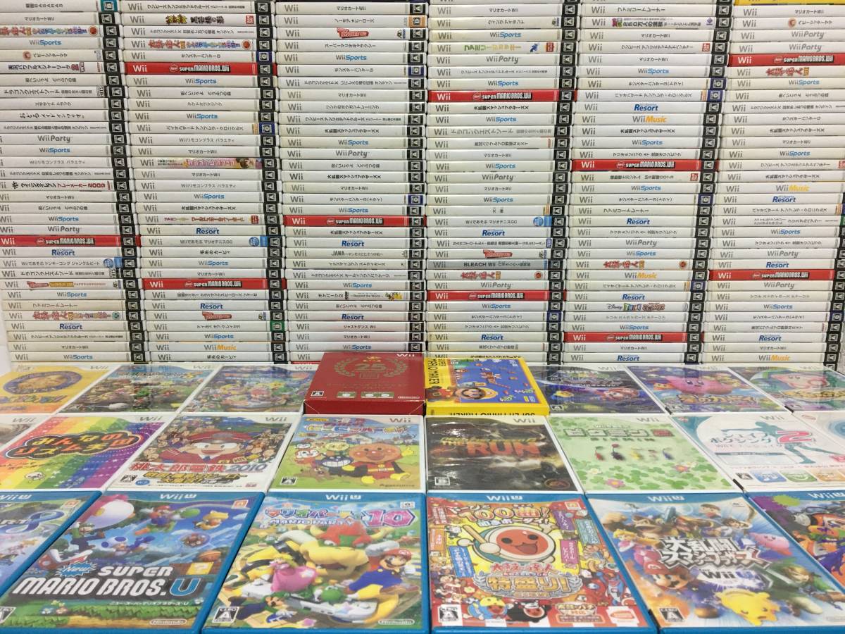 サイズ 任天堂 - Wii Uソフト7本 Wiiソフト13本 まとめ売りの通販 by 