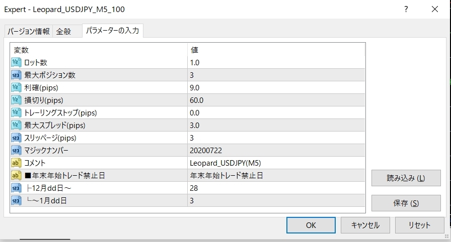 【試用版】FX自動売買ツール（EA）「Leopard USDJPY M5」高頻度取引スキャルピング　MT4 システムトレード 副業_画像5