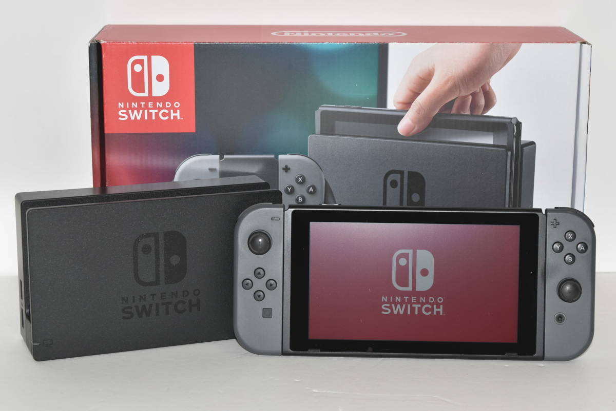25M 【品】 Nintendo Switch 旧型 グレー Ver.13.2.0 ニンテンドー