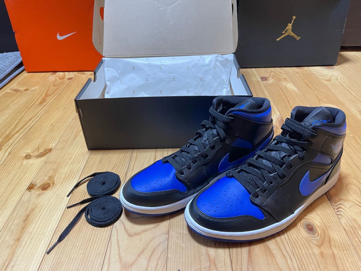 NIKE AIR JORDAN 1 MID HYPER ROYAL 29cm ナイキ エアジョーダン1