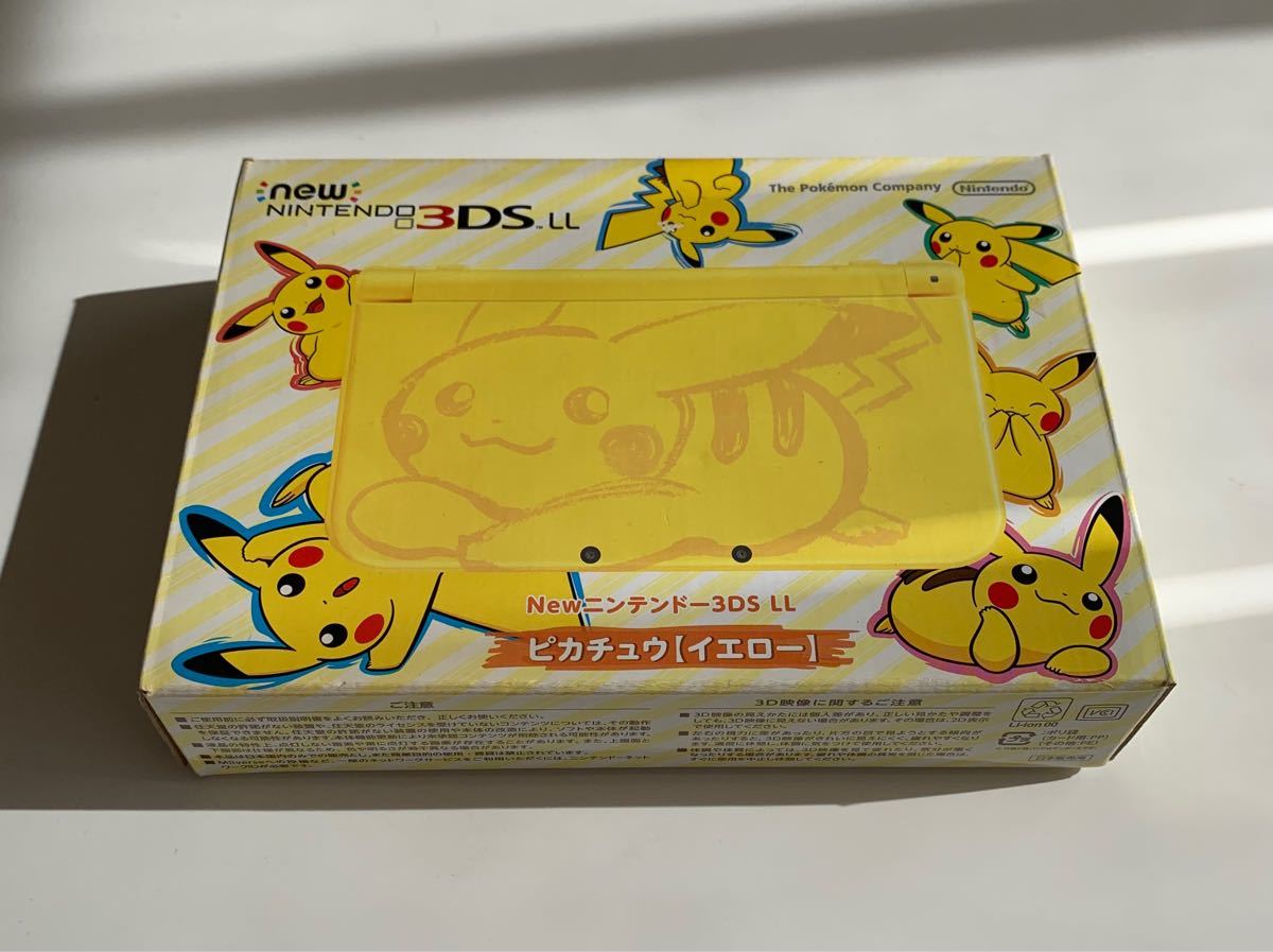 New ニンテンドー3DS LL ピカチュウ【イエロー】箱あり-