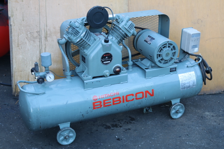 日立 BEBICON エアーコンプレッサー 2.2P-9.5V 2.2ｋW（3馬力）200V