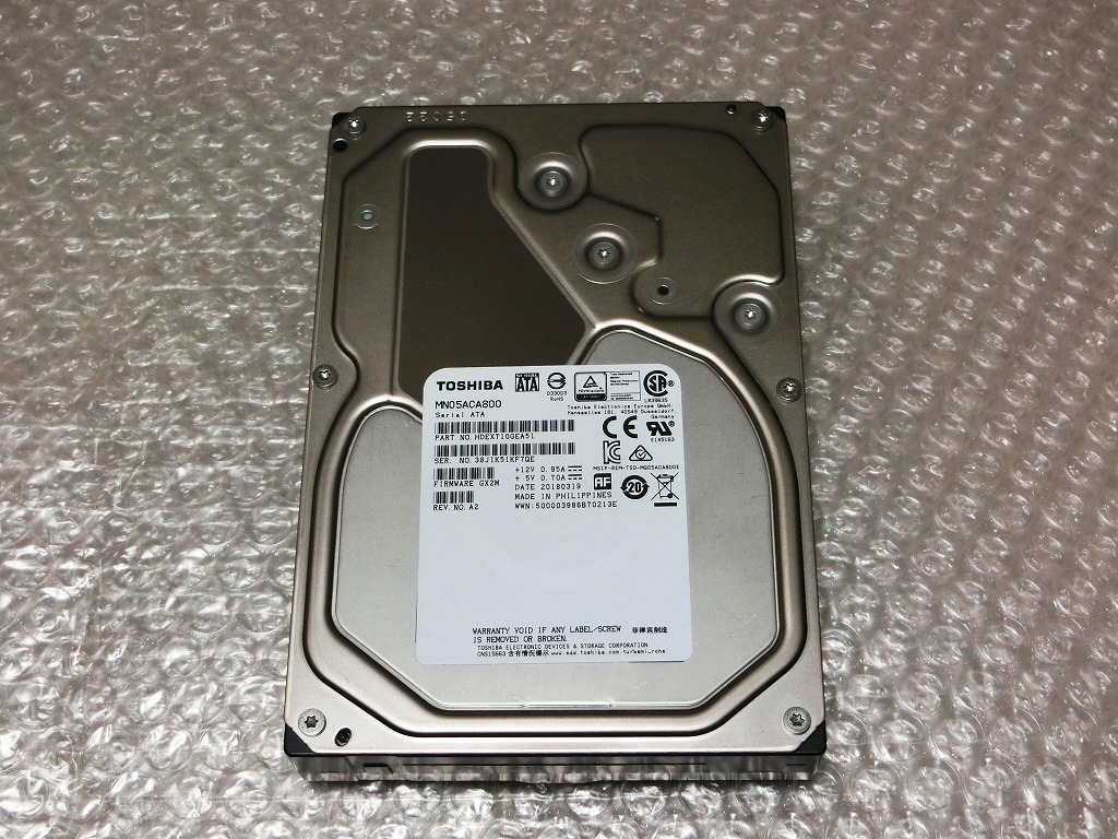 記念日 TOSHIBA製HDD MG05ACA800E 8TB SATA600 7200 asakusa.sub.jp