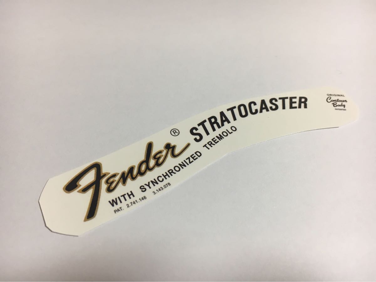 US直輸入】送無料 ストラト用 補修用デカール 70's~ モダンロゴ US直輸入】送無料 ストラト用 補修用デカール 70's~ モダンロゴ