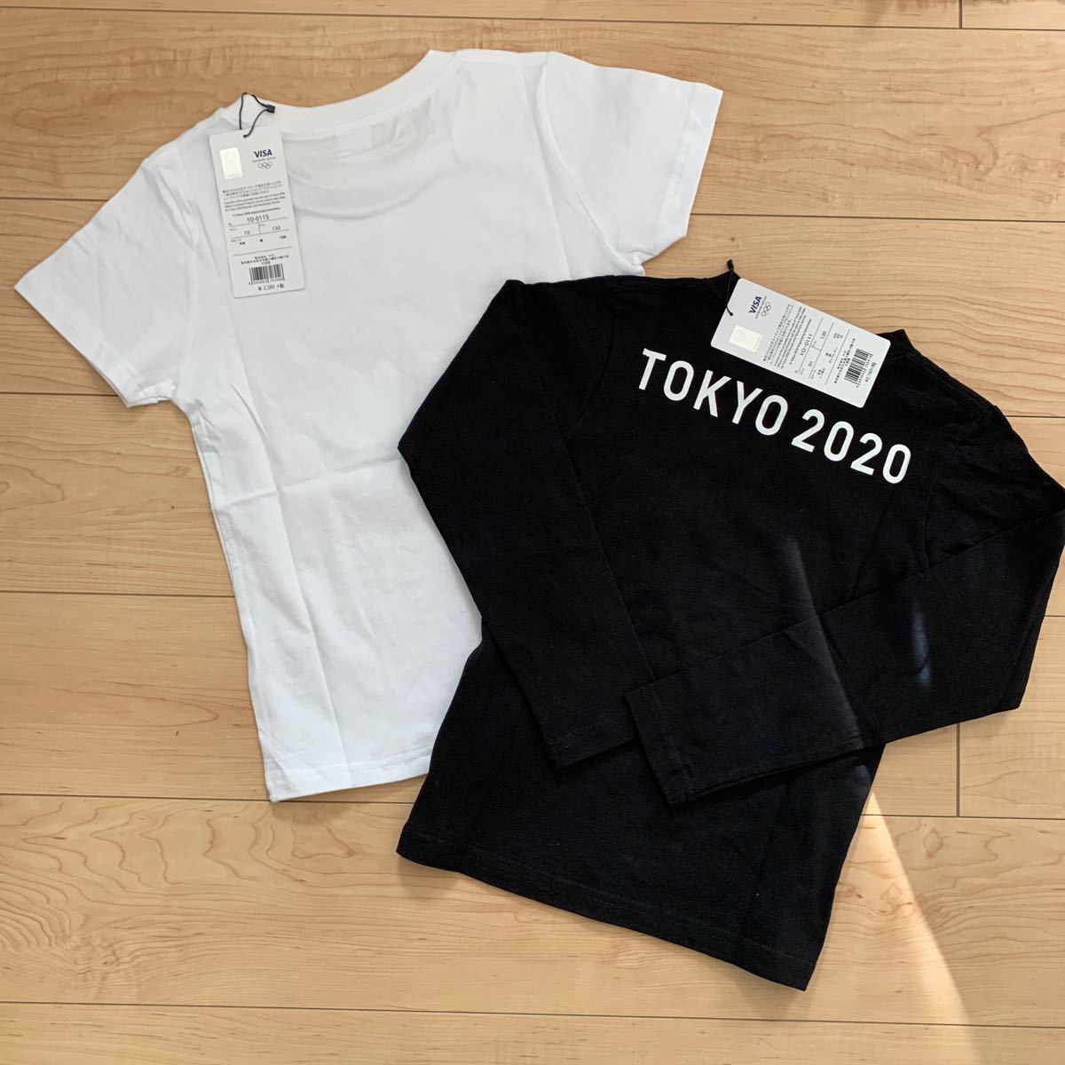 TOKYO ２０２０ オリンピックTシャツ　半袖、長袖セット　130（140）