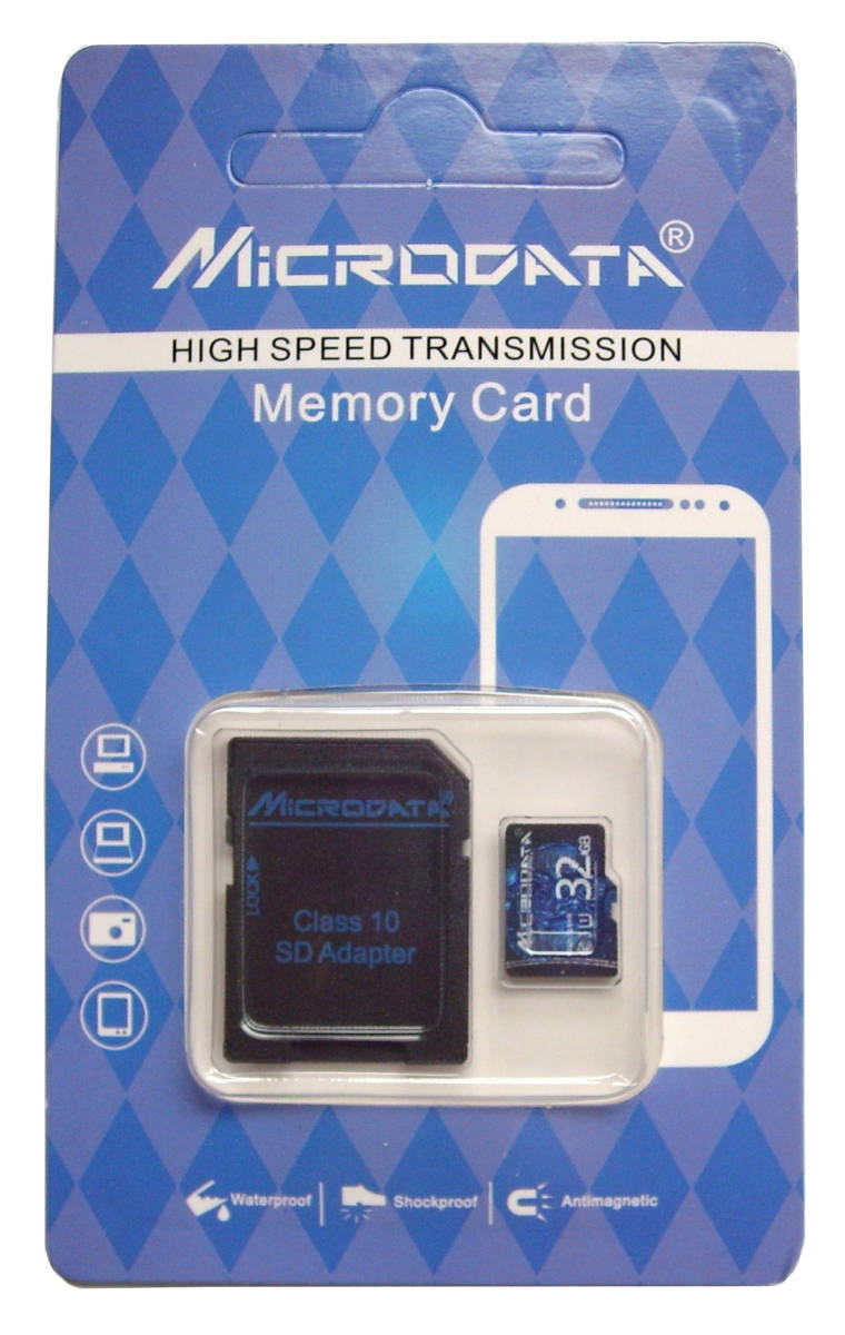 ４個セット microSD カード 32GB class10 ＋ SD変換アダプタ microdata_画像3