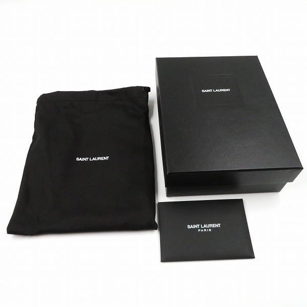 新品未使用】 サンローラン SAINT LAURENT 414404 BW01 1000 カード