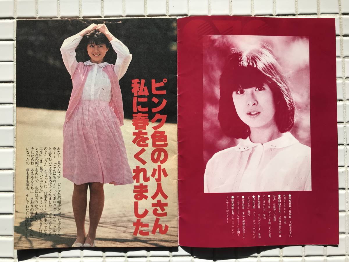 河合奈保子 生写真 昭和56年(1981年) 白黒写真(76×107) 縁あり 河合奈保子 生写真 昭和56年(1981年) 白黒写真(76×107) 縁あり
