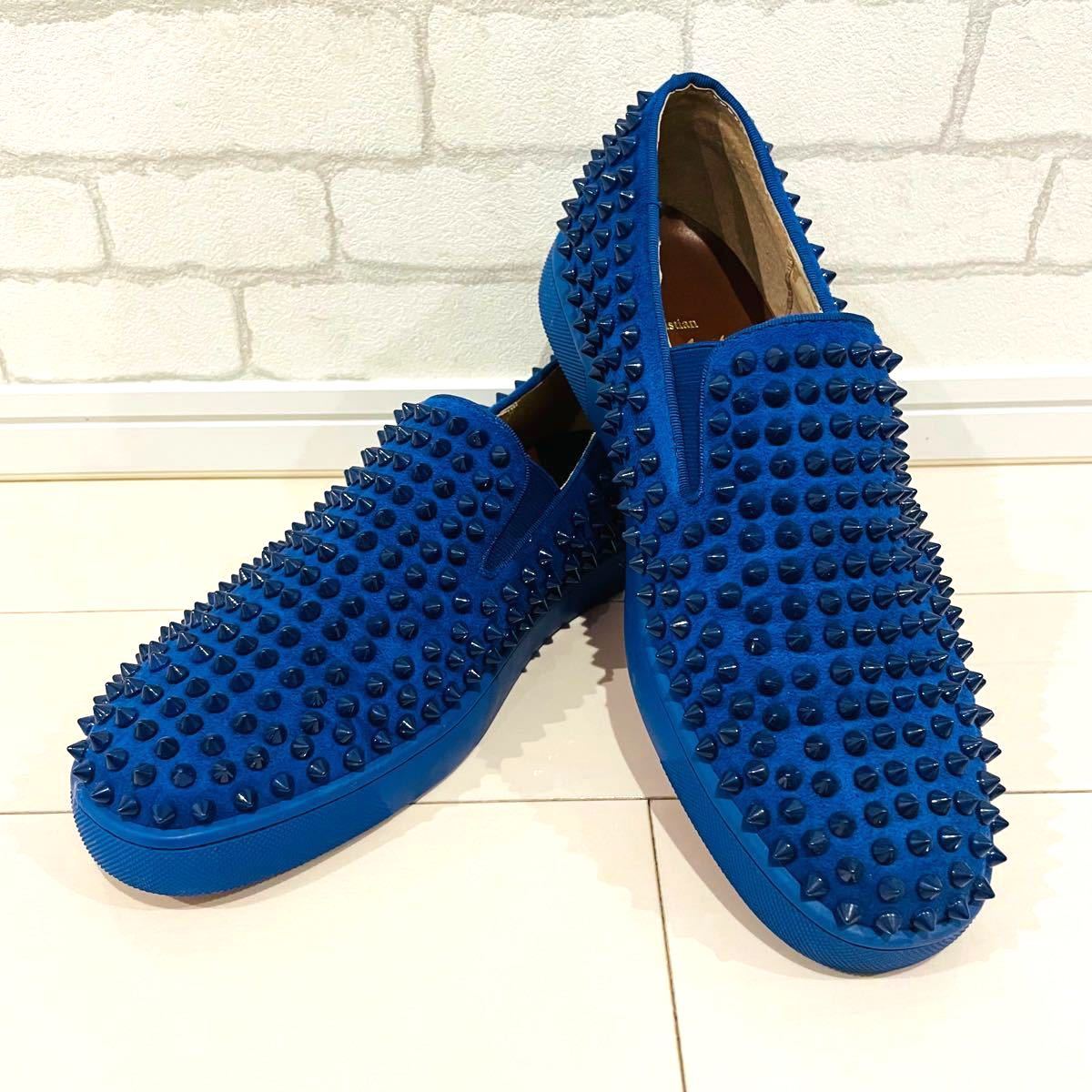 クリスチャンルブタン Christian Louboutin スニーカー ブルー