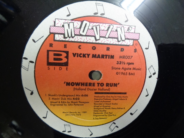 VICKY MARTIN/NOWHERE TO RUN/4068_画像2