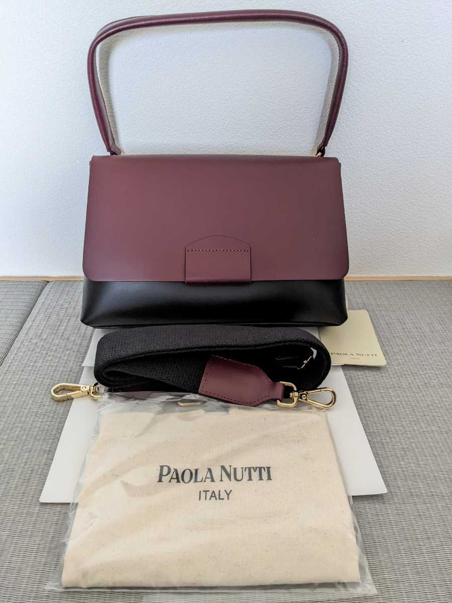 激安】 新品 PAOLA NUTTI イタリア製 4wayバッグ パオラヌッティ 未