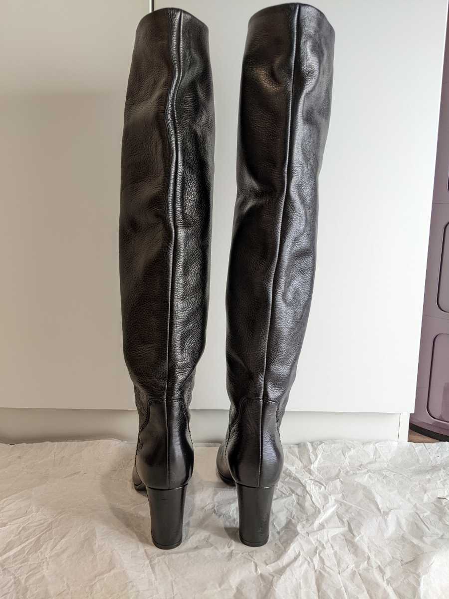  new goods L\'AUTRE CHOSE knee high boots Italy made low tore show z unused long boots 37