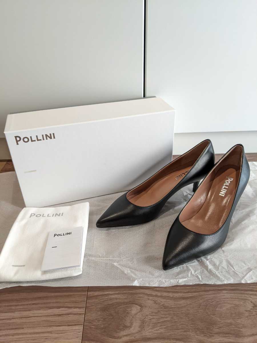 新品 POLLINI イタリア製 パンプス 未使用 ポリーニ 37