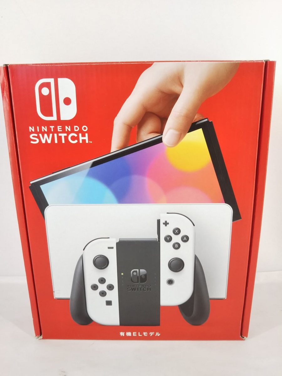 有機EL Nintendo Switch ニンテンドースイッチ本体 新型 ホワイト 1円 