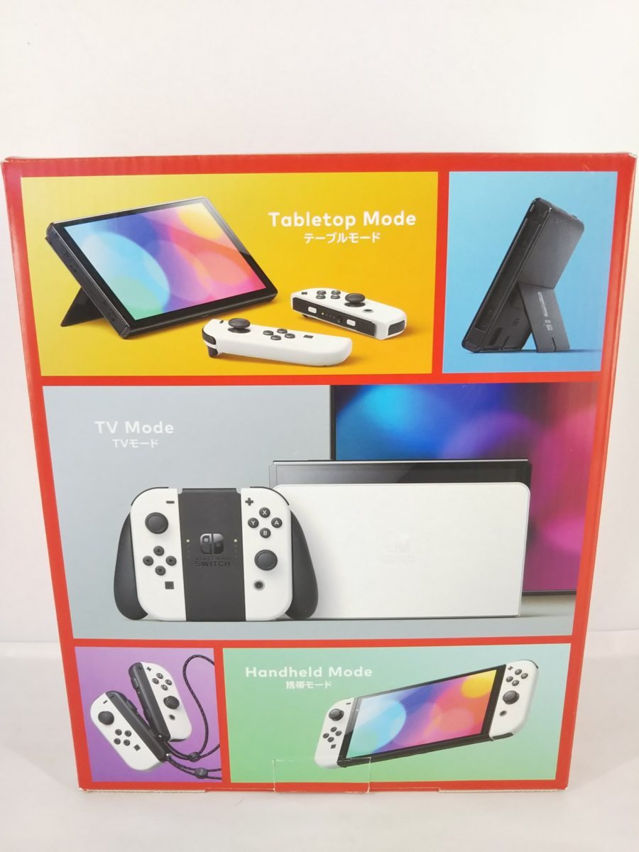 有機EL Nintendo Switch ニンテンドースイッチ本体 新型 ホワイト 1円 