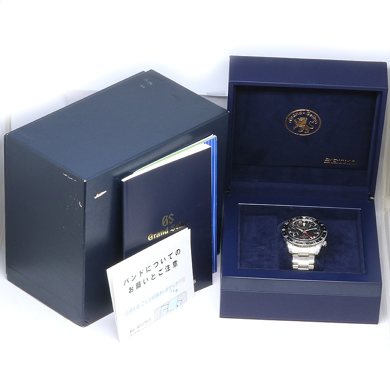 Grand Seiko グランドセイコー SBGE001 スプリングドライブ GMT 9R66-0AA0 （質屋 藤千商店）_画像9