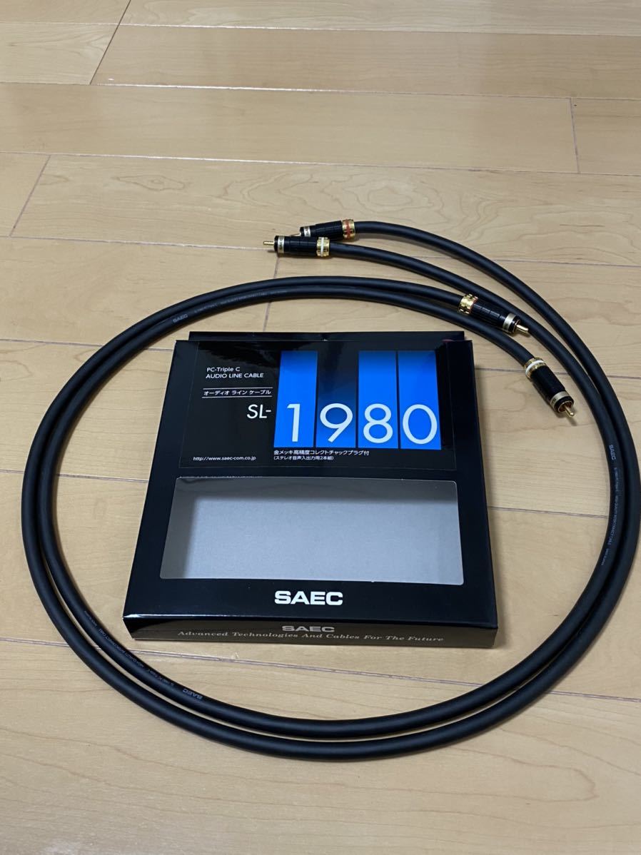 国産高評価 SAEC RCAケーブル（ペア・1.2m） SL-1980/1.2 ソフマップ